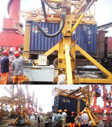 Container Tilter Installation Scene