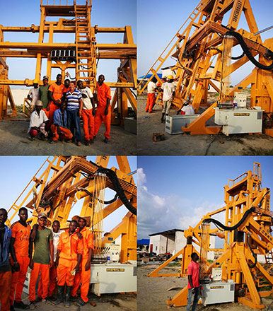 Double Way Container Tilter Worked in Africa