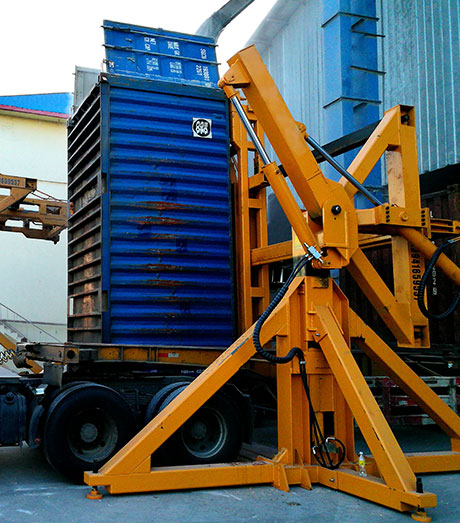 Hydraulic 20ft Container Tilter Machine