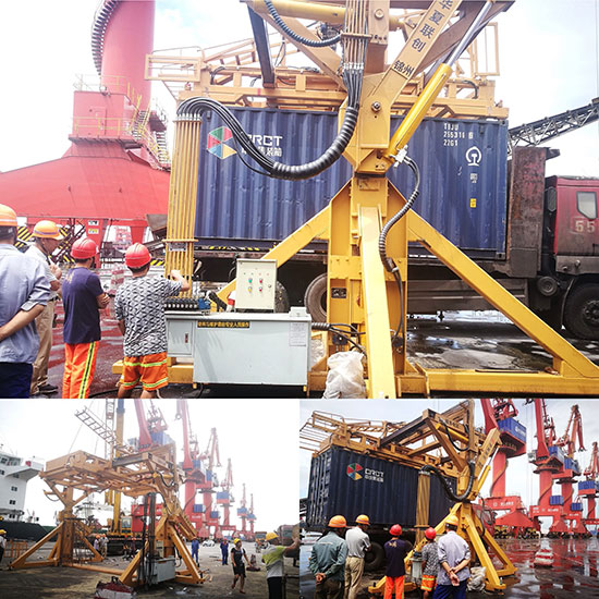 Container Tilter Installation Scene