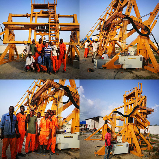 Double Way Container Tilter Worked in Africa